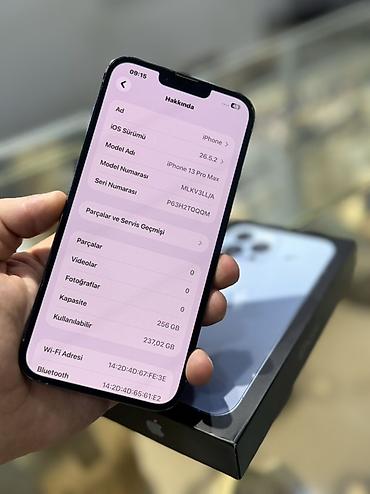 i̇phone pro: IPhone 13 Pro Max, 256 GB, Sierra Blue, Zəmanət, Simsiz şarj, Face ID — 5