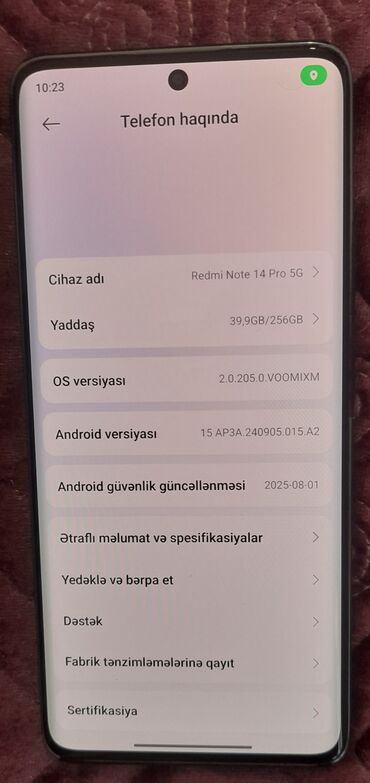 индукционная плита купить в баку: Redmi Note 14 Pro, 256 ГБ, цвет - Черный, Две SIM карты
