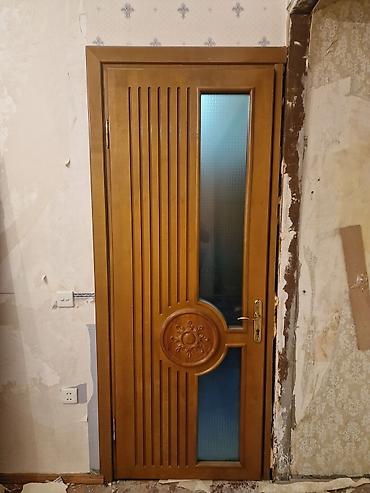 absivka taxta: Taxta interyer qapıları – klassik dizayn, şüşəli model - Material — 2