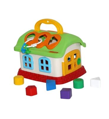 детские бу игрушки: Продаю домик - сортёр фирмы Полесье/Беларусь Качественный пластик