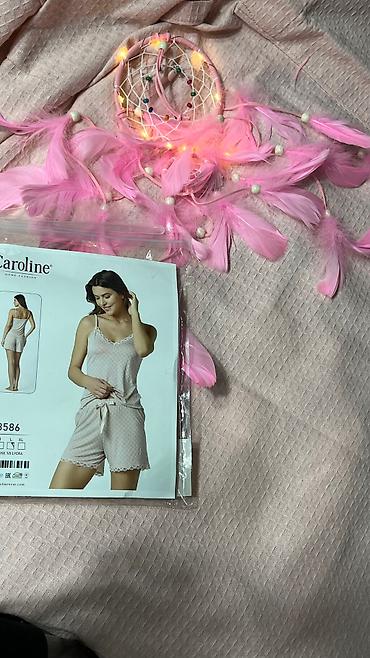 Пижамы: Пижама, Хлопок, Турция, Леопардовый принт, Для невесты, В полоску, 2XS, XS, M — 10