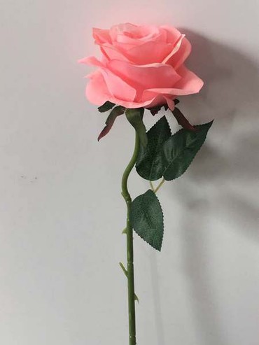 декоративный цветок: Цветок искусственный - Роза декоративная (Италия) - высота 95