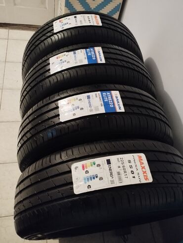 диски тайп с: Шины 225 / 60 / R 17, Лето, Б/у, Комплект, Легковые, Китай, Sailun