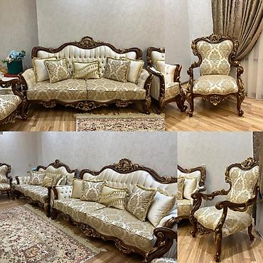 Klassik divan kreslo desti. 4000azn. ideal veziyyetde. Alış qiymət — 1