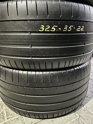 ат шины: Шины 325 / 35 / R 22, Лето, Б/у, Комплект, Германия, Continental — 3