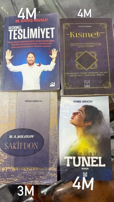 чемодан с инструментами для автомобиля: Satılır: müxtəlif janrlarda 4 kitab - Gecikmeli Teslimiyet – M. Barış