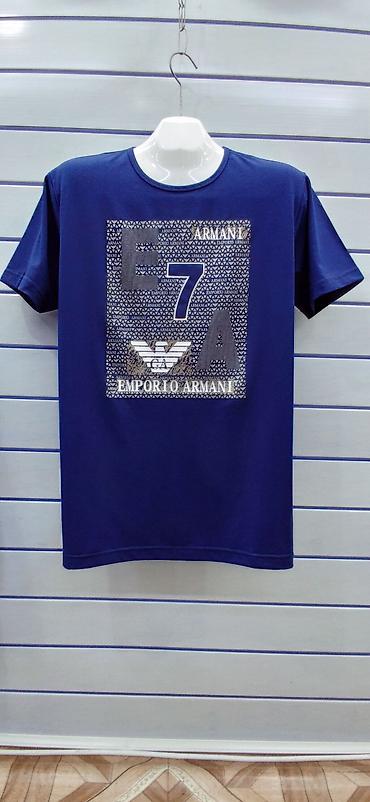 Футболки: Мужская футболка, 2XL, 3XL, 5XL, Armani, Новый, цвет - Белый, Самовывоз, Платная доставка — 19