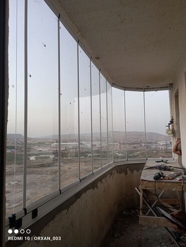 Balkonlar: Cam balkon Pvc Qapı Və Pəncərələrin sifarişi Yüksək Keyfiyyət — 9