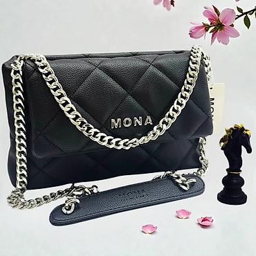 Torbe: Torba MONA – elegantna ženska crossbody/ramena torba sa zlatnim lancem — 13