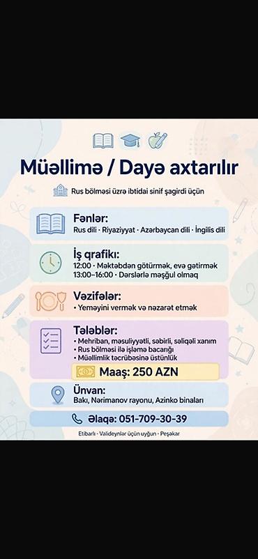 nerimanovda daye: Rus bölməsində oxuyur. Rus dili, riyaziyyat, Azərbaycan dili, ingilis — 1