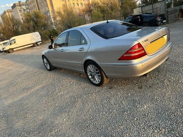 диск на gx: Mercedes-Benz S 500 (W220), серебристый седан представительского