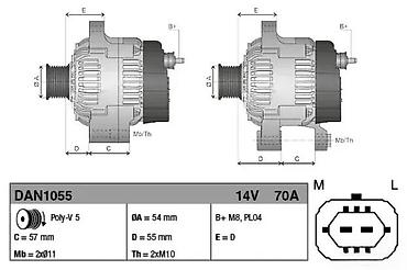matis: ALTERNATOR OPEL MERIVA A | SVI DELOVI SU NOVI I ORIGINALNI!   — 3