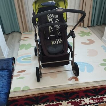 Коляски: Коляска, цвет - Коричневый, Б/у — 8