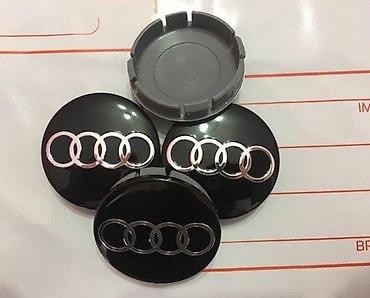 nove felne: ČEPOVI POKLOPCI ZA FELNE AUDI 60 MM / 56 MM - CRNI | ORIGINALNI — 4