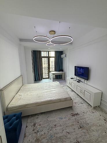 квартира 11 микрорайон: 1 комната, 46 м², Асанбай мкр Элитка, 11 этаж, Дизайнерский ремонт — 7