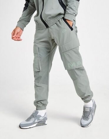 zara muske pantalone sa dzepovima: Pantalone, 2XL (EU 56), Nike, Dzeparke, bоја - Siva