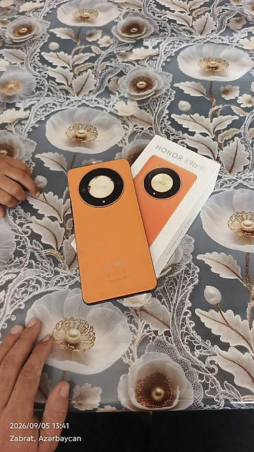 honor qulaqcıq: Honor X9b, 256 GB, rəng - Narıncı, Barmaq izi — 1