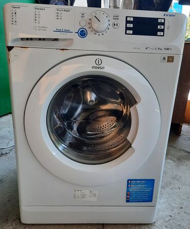 mini paltaryuyan maşın: Paltaryuyan maşın Indesit, 9 kq, İşlənmiş, Avtomat