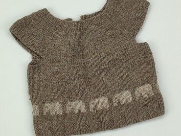 letni sweterek na szydełku: Sweter, 3-6 m, stan - Dobry