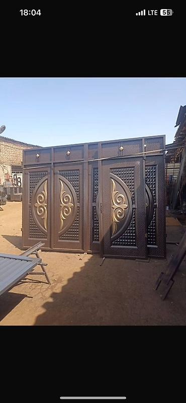 Распашные ворота: Металлические ворота и калитки под заказ - Изготовление распашных и — 29