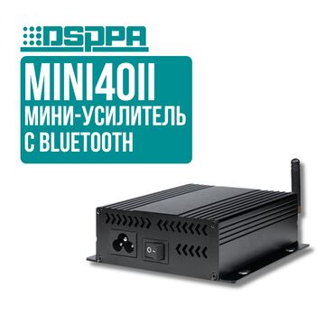 Рации и диктофоны: Мини-усилитель c Bluetooth DSPPA Mini40II ✅ Компактные размеры ?42 мм