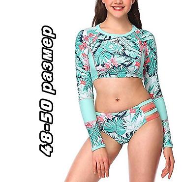 5xl: Слитный купальник, С пуш ап, Утягивающая модель, С косточками, XS, S, M — 7