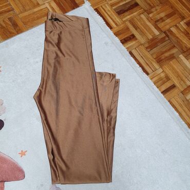 pantalone helanke tamno borda bojaa: L (EU 40), Likra, bоја - Zlatna