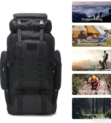 Sportske torbe i rančevi: Takticki Ranac Army Ranac Veliki 70L Crni Cena 2590din Veliki — 12