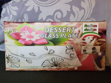 Ostalo posuđe: Tanjir nov barok 2016g italijanski dezen staklen. Tanjir iz 2016g za — 6