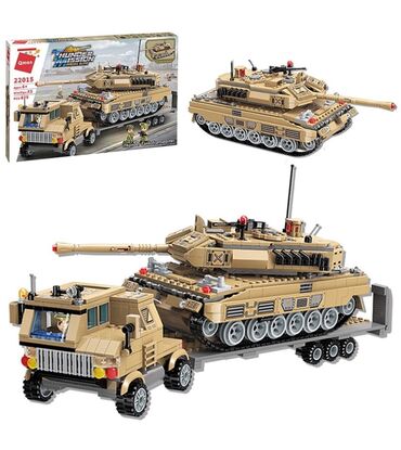 танк игрушка: Лего Конструктор Перевозчик Тяжёлого Танка (829 деталей) бесплатная