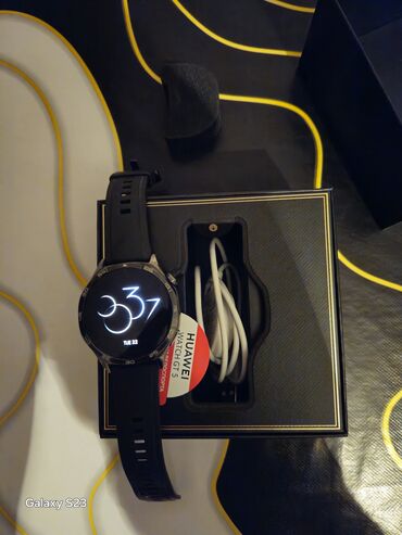 Smart saatlar: İşlənmiş, Smart saat, Huawei, Sensor ekran, rəng - Qara — 5