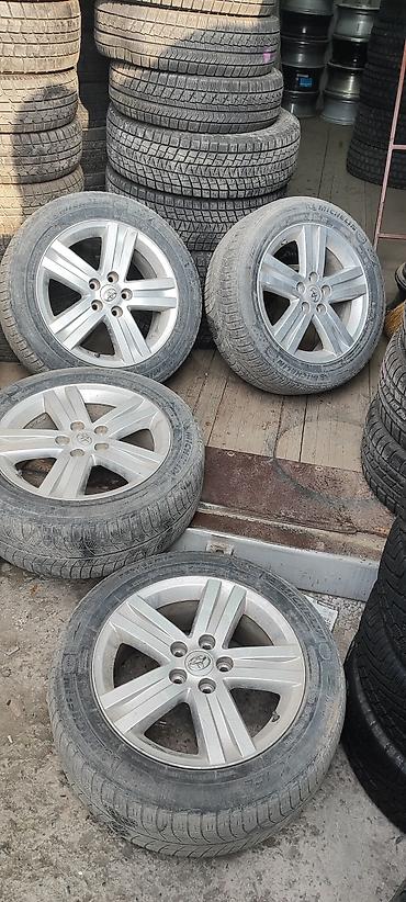 Колеса в сборе 225 / 55 / R 17, Зима, Б/у, Комплект, Легковые, Литые, отверстий - 5