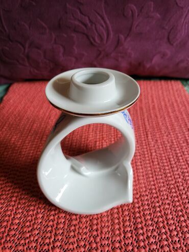 Stare vaze i dekor: Svecnjak nov iz 1951 do 1974g. Lippelsdort porcelan Nemacka — 9