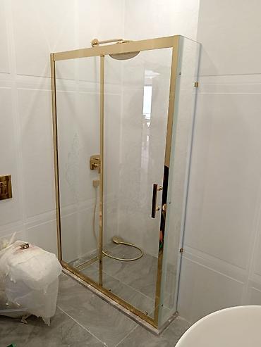 Duş kabinaları, arakəsmələr: Arakəsmə, Künc üçün — 24