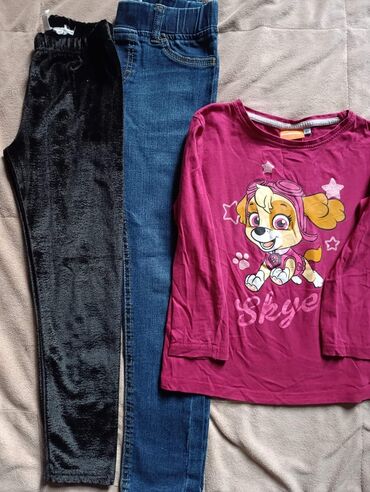 looney tunes majica: Oshkosh, Set: T-shirt, Leggings, 122-128