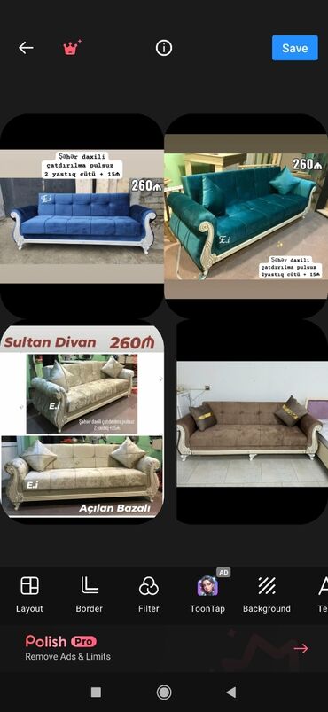 Divanlar: Divan, Yeni, Açılan, Bazalı, Ödənişli çatdırılma — 3