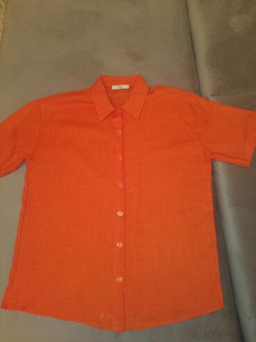 papaqli koynekler: Рубашка S (EU 36), цвет - Оранжевый