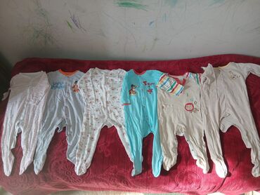 Dəstlər: Uşaq geyimləri dəsti 1) Narıncı rəngli KIABI kombinezon - Material — 7