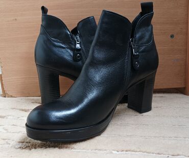 обувь зима женская: Ботинки и ботильоны 41, цвет - Черный