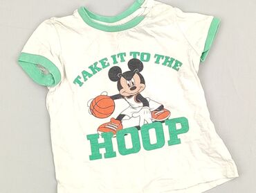 bluzka z jednorożcem: T-shirt, Disney, 12-18 months, condition - Perfect