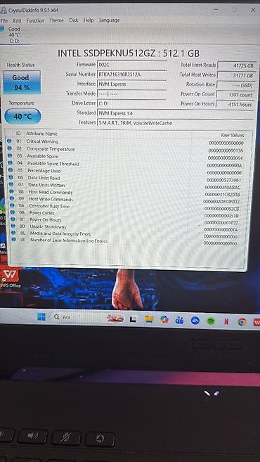 asus tuf dash: İşlənmiş ASUS TUF Gaming, 15.6 ", Intel Core i7, 512 GB, Ödənişli çatdırılma, Ünvandan götürmə — 1