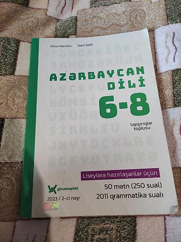 capybara azerbaijan: Azərbaycan dili 6-8, tapşırıqlar toplusu. Güvənnəşrləri, 2023/2-ci — 1