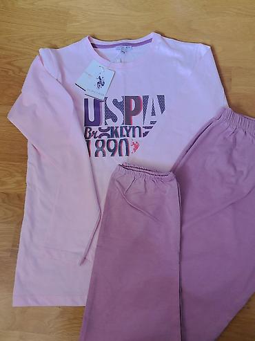 Ev geyimləri, pijamalar: U.S. Polo Assn. qız uşağı üçün pijama dəsti - Brend: U.S. Polo Assn — 1