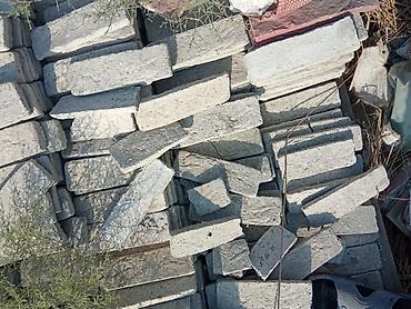 derzi sekilleri: Təbii daş üzlük/plitələr - Material: təbii daş (açıq boz rəng — 2