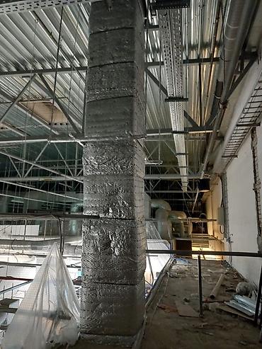 Установка вытяжек и вентиляции: Крышные вытяжные вентиляторы с комплектом фильтров и воздуховодов — 4