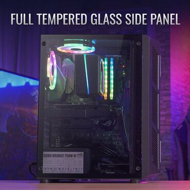Корпусы ПК: Корпус ПК, Б/у, AeroCool, ATX, цвет - Черный — 8