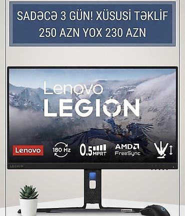 Monitor Lenovo Legion R24E 24" 180Hz FullHD Ekran ölçüsü: 23.8" Panel