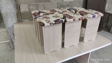 Кухонные столы и стулья: Кухонный стол и стул, Новый, Бесплатная доставка, цвет - Белый — 6