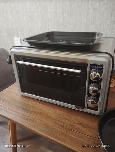 pizza peci: EUROLUX elektrik mini soba - Marka: Eurolux - Nömrəli idarəetmə: 3 — 1
