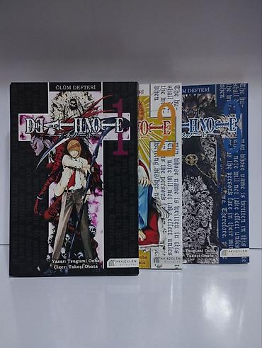 Kitablar və jurnallar: Death Note manga seriyası – 1, 2 və 3-cü cildlər bir yerdə Türkcə 🇹🇷 — 1